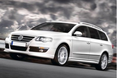 Накладки на пороги R-Line Look на Volkswagen Passat B6